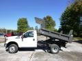 Oxford White - F350 Super Duty XL Regular Cab 4x4 Dump Truck Photo No. 5