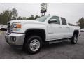 2015 Summit White GMC Sierra 2500HD SLE Double Cab  photo #3