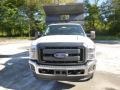 Oxford White - F350 Super Duty XL Regular Cab 4x4 Dump Truck Photo No. 3