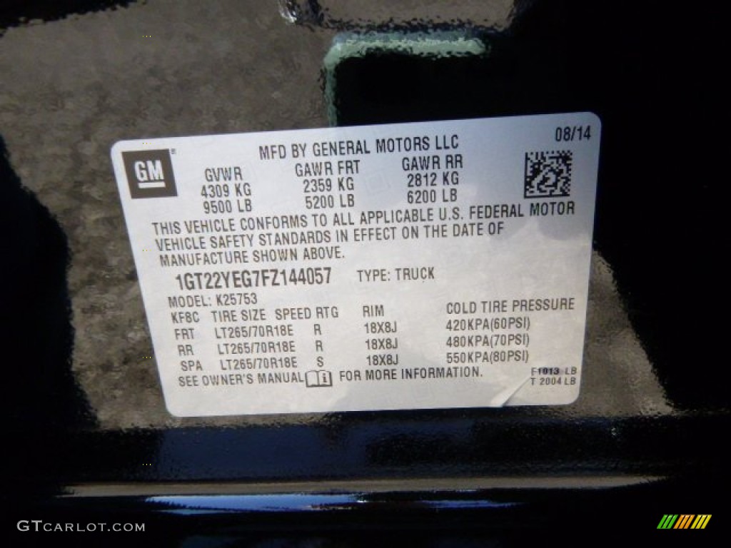 2015 Sierra 2500HD SLE Double Cab 4x4 - Onyx Black / Jet Black photo #20