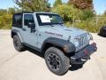 Front 3/4 View of 2015 Wrangler Rubicon Hard Rock 4x4