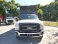 Oxford White - F350 Super Duty XL Regular Cab 4x4 Dump Truck Photo No. 3