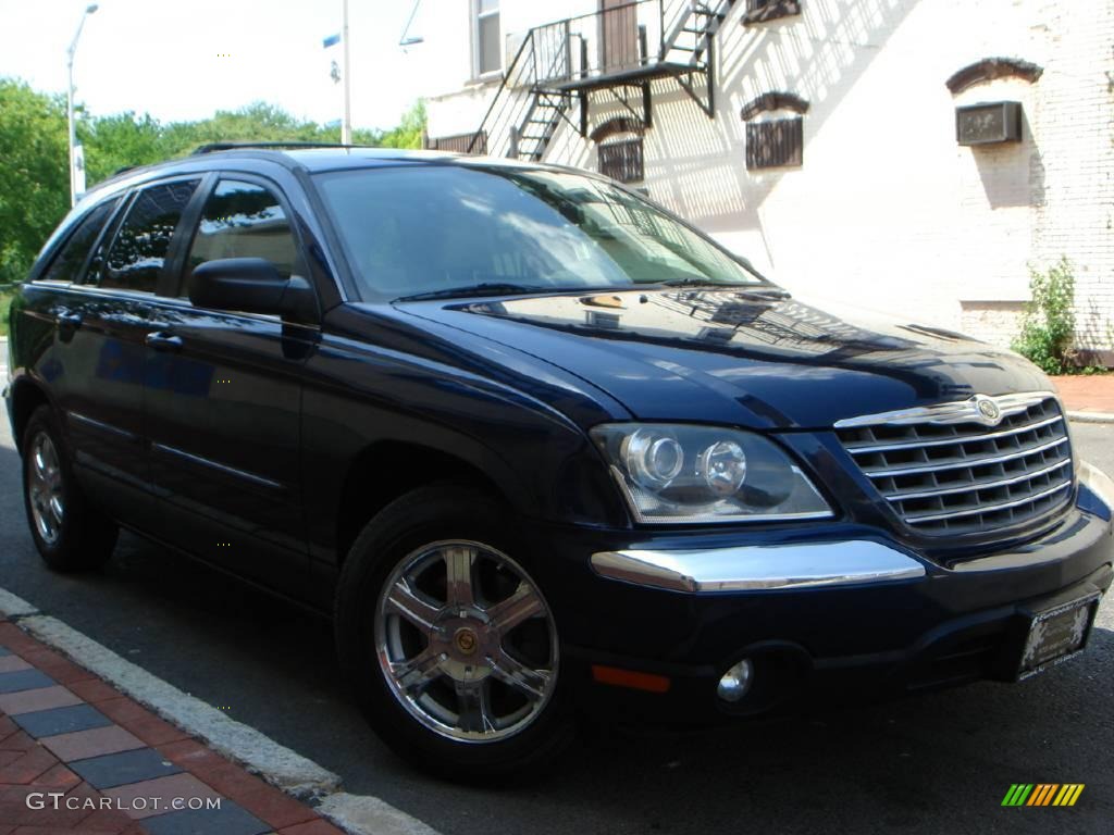 2004 Pacifica AWD - Midnight Blue Pearl / Light Taupe photo #2