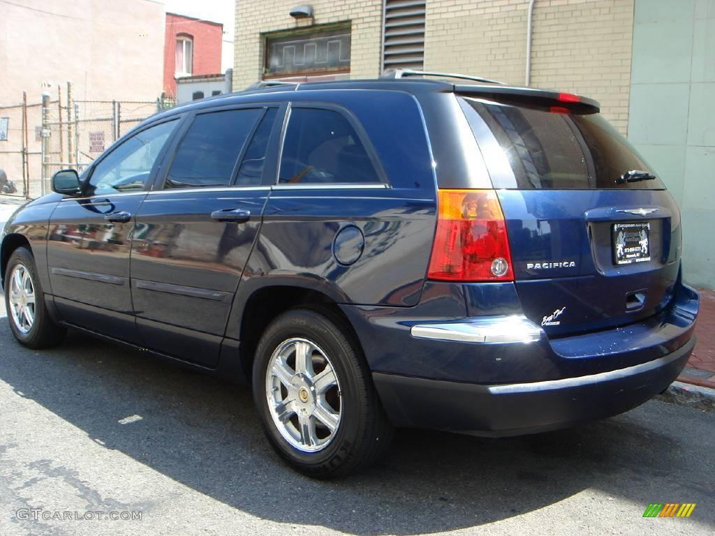 2004 Pacifica AWD - Midnight Blue Pearl / Light Taupe photo #4