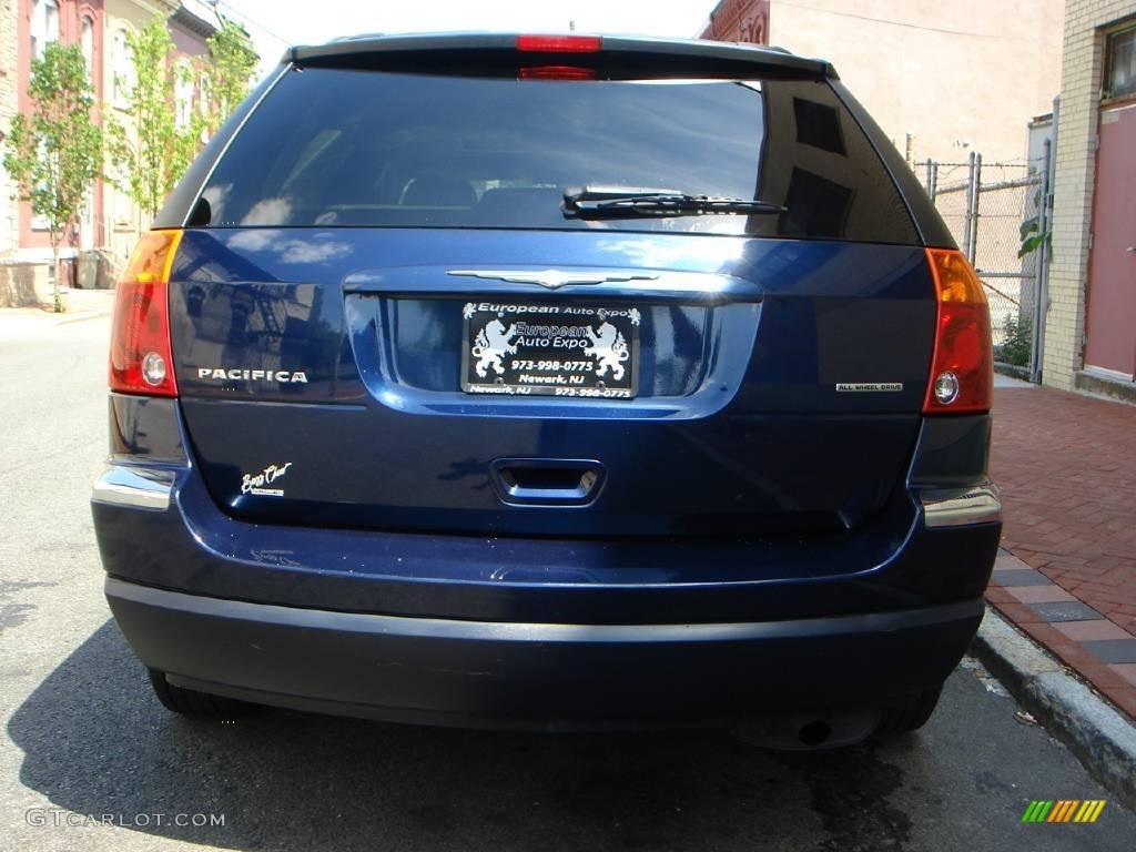 2004 Pacifica AWD - Midnight Blue Pearl / Light Taupe photo #7