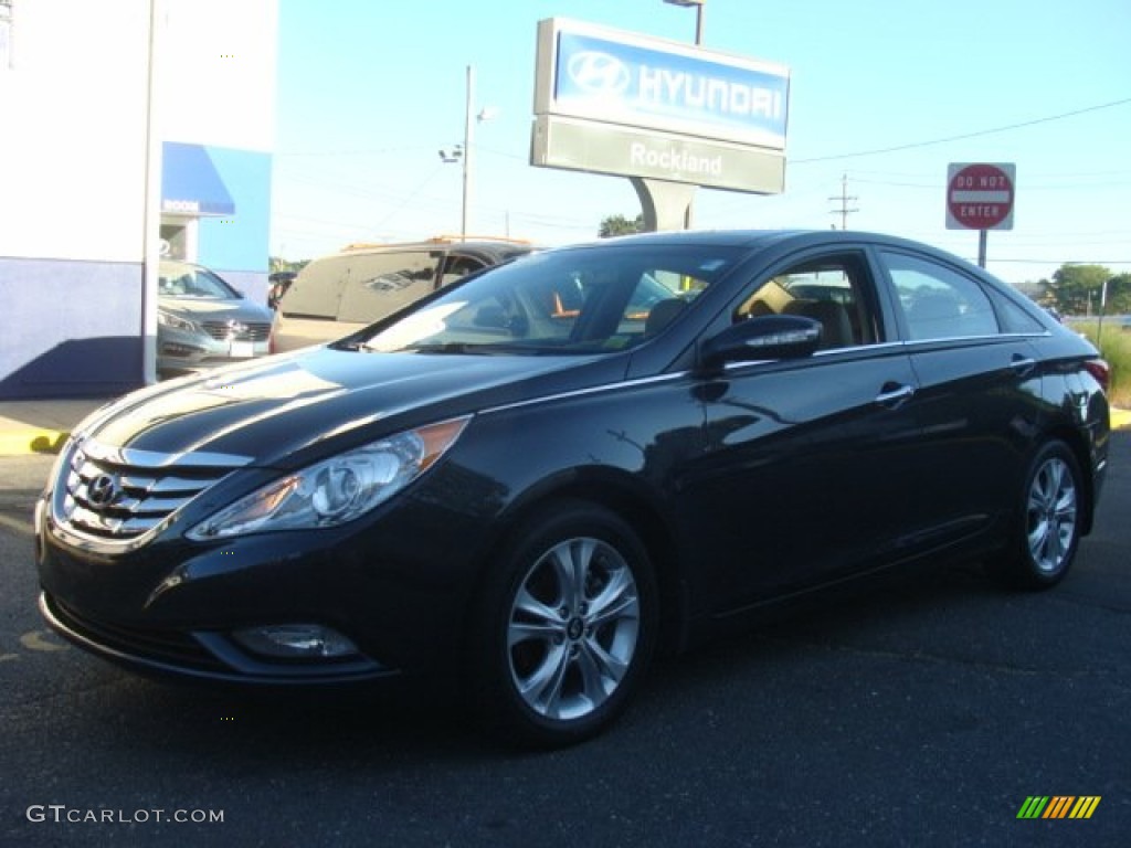 2012 Sonata Limited - Pacific Blue Pearl / Camel photo #1