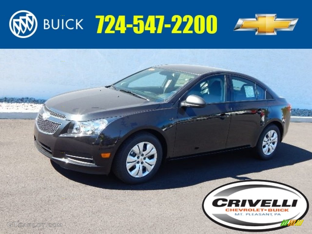 2014 Cruze LS - Black Granite Metallic / Jet Black/Medium Titanium photo #1