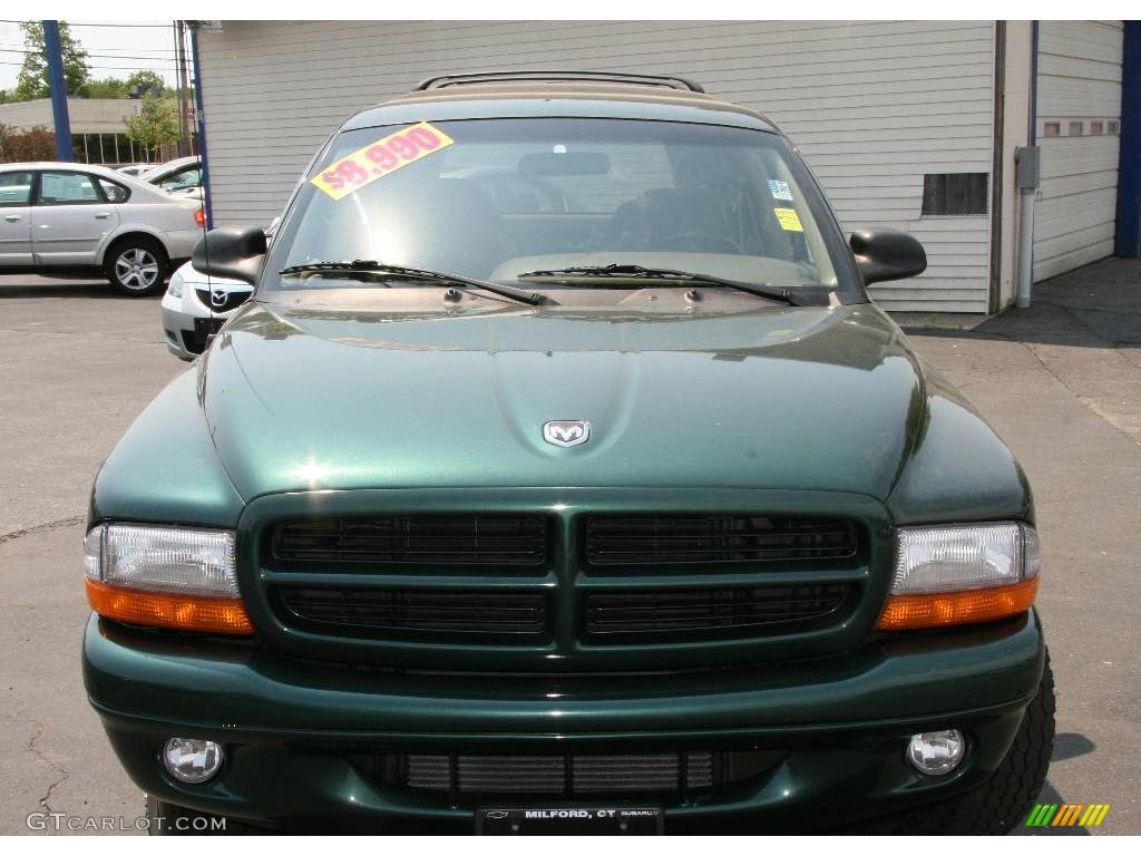 1999 Durango SLT 4x4 - Forest Green Pearlcoat / Camel/Tan photo #2