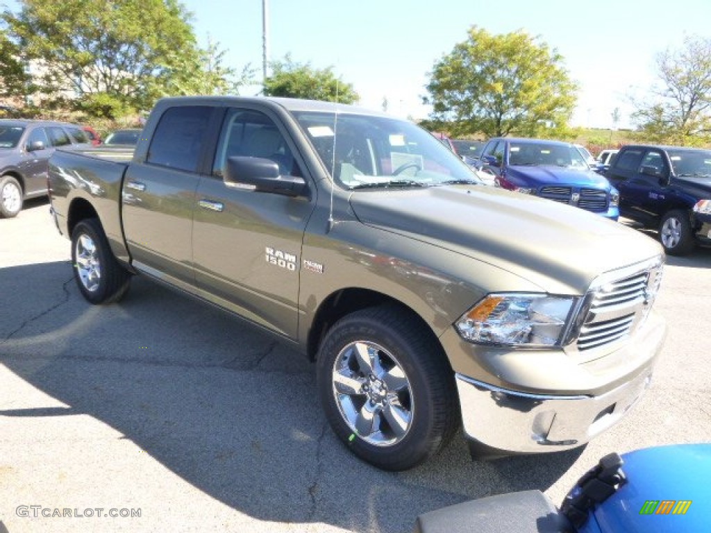 2014 1500 SLT Crew Cab 4x4 - Prairie Pearl Coat / Canyon Brown/Light Frost Beige photo #4