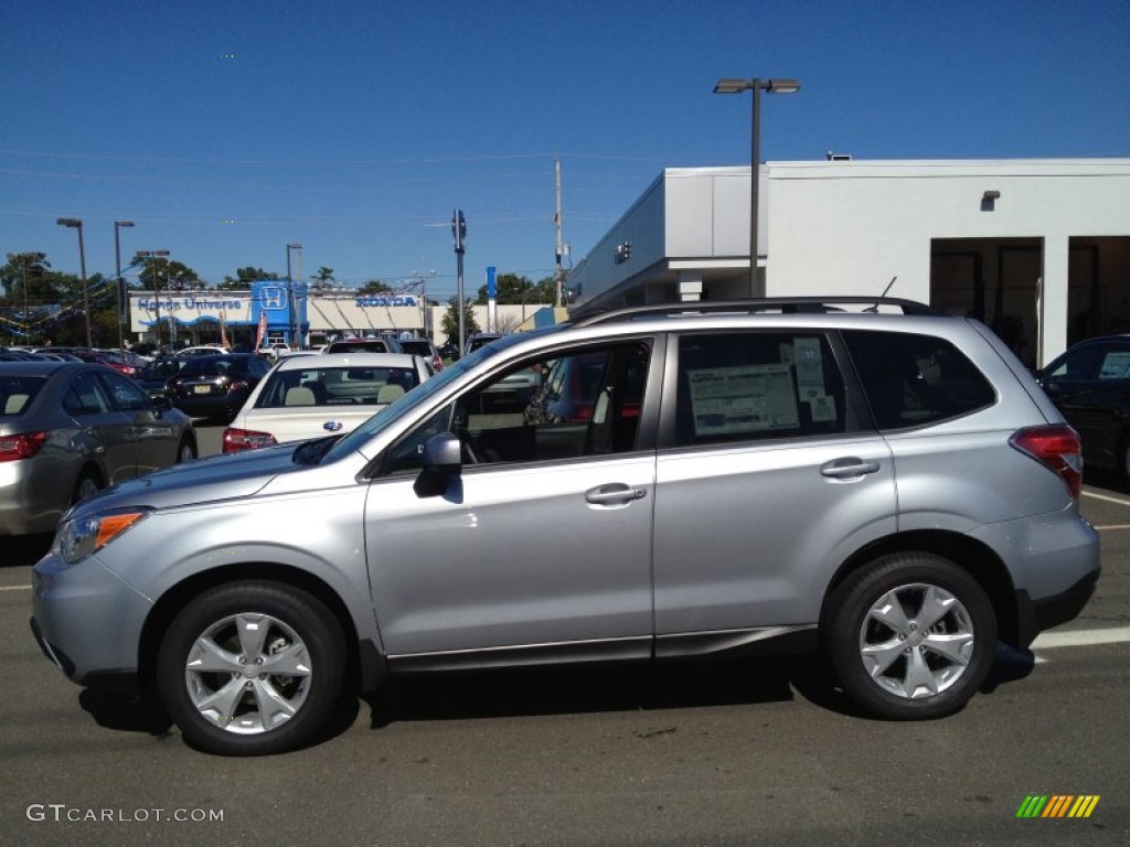 2015 Forester 2.5i Premium - Ice Silver Metallic / Black photo #3