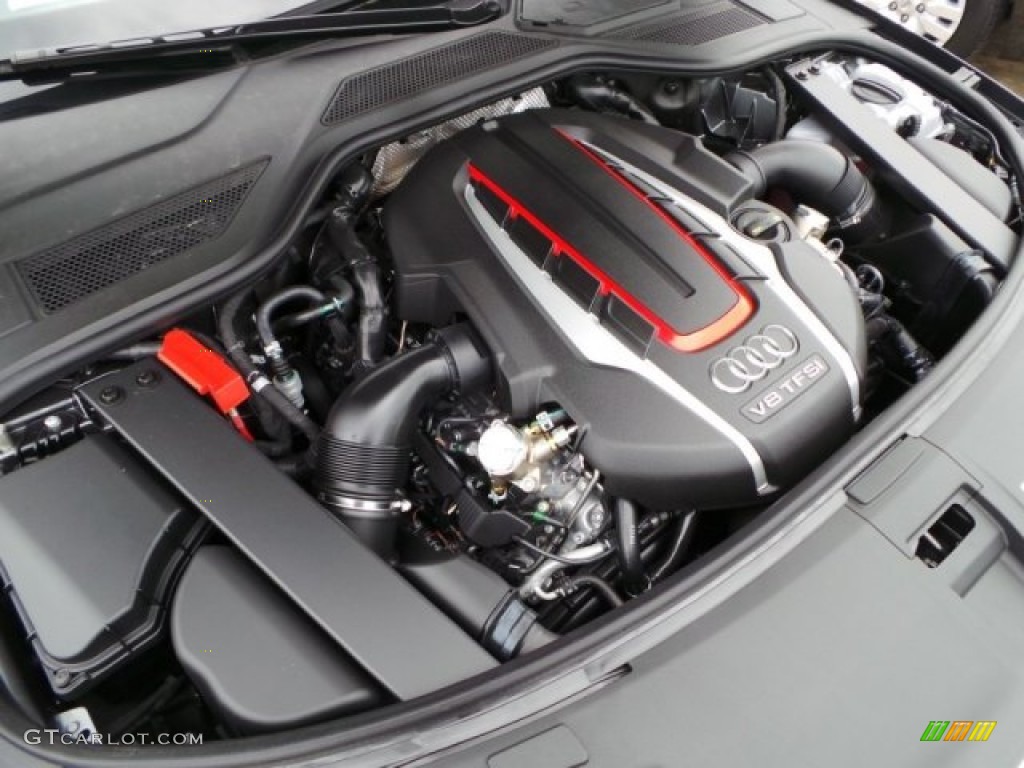2015 Audi S8 quattro S 4.0 Liter FSI Turbocharged DOHC 32-Valve VVT V8 Engine Photo #97667442