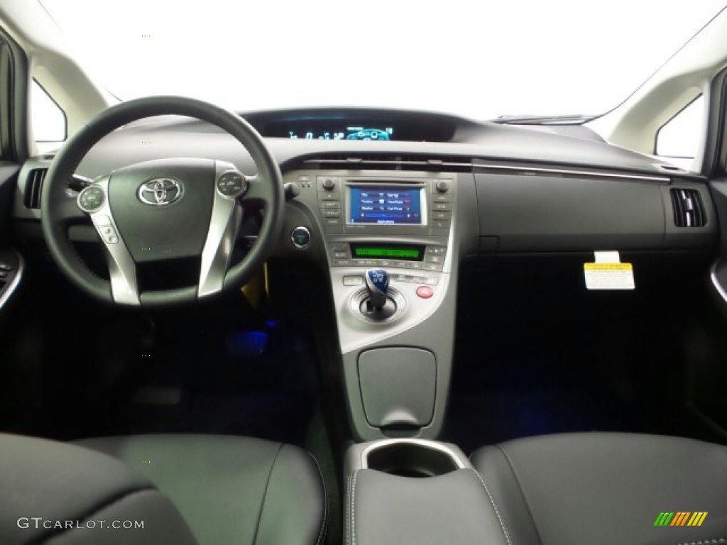 2015 Toyota Prius Persona Series Hybrid Black Dashboard Photo #97668834