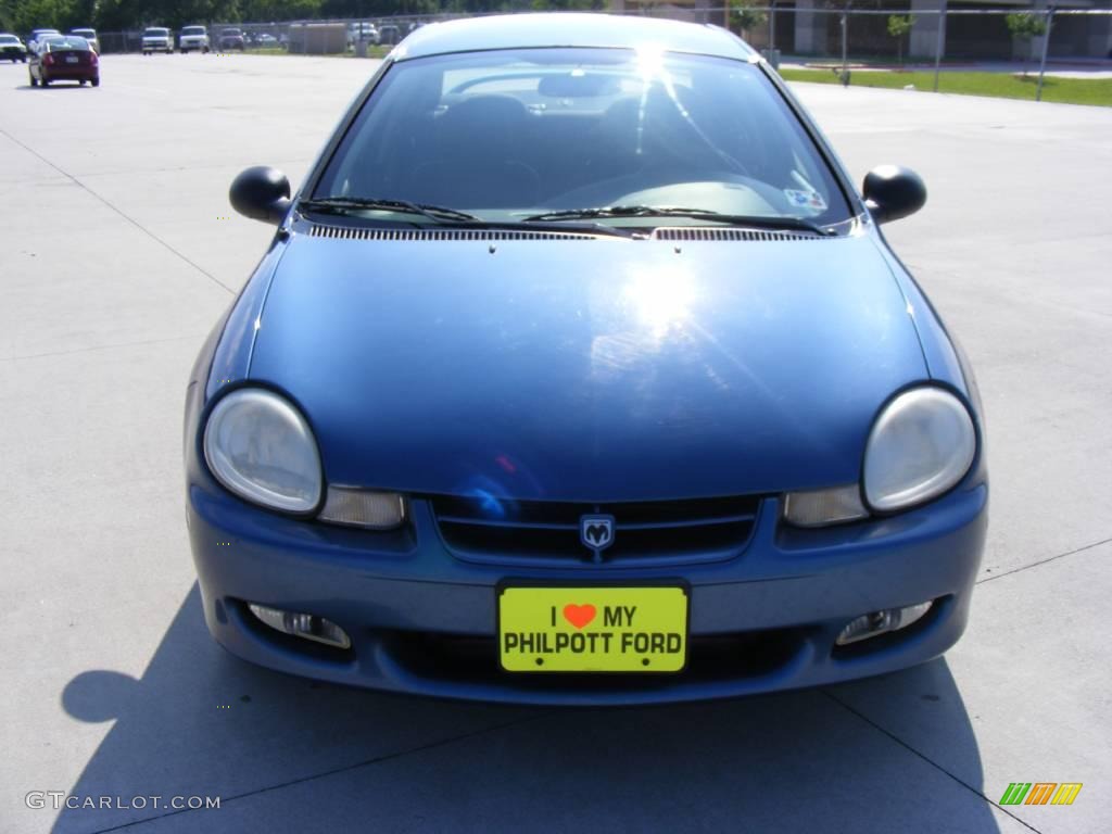 2002 Neon SXT - Atlantic Blue Pearl / Dark Slate Gray photo #8