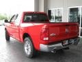 2009 Flame Red Dodge Ram 1500 Big Horn Edition Crew Cab 4x4  photo #4