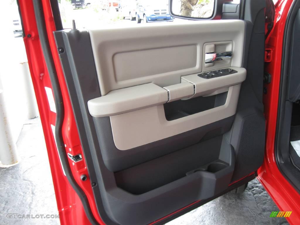 2009 Ram 1500 Big Horn Edition Crew Cab 4x4 - Flame Red / Dark Slate/Medium Graystone photo #6