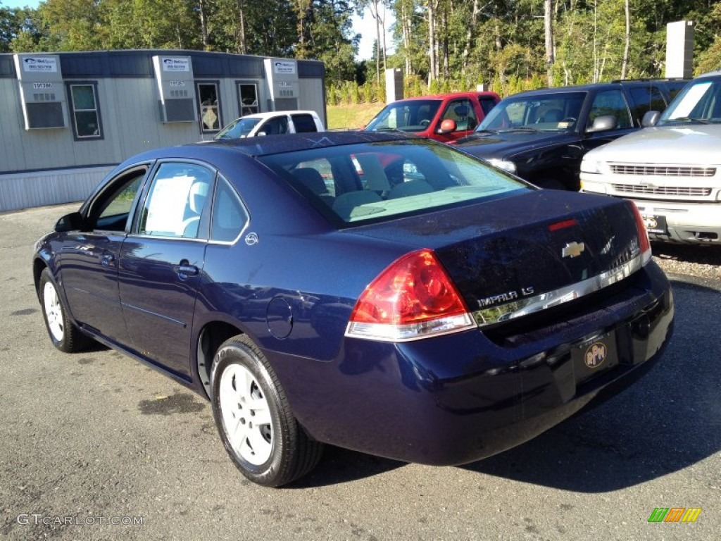 2007 Impala LS - Imperial Blue Metallic / Gray photo #7