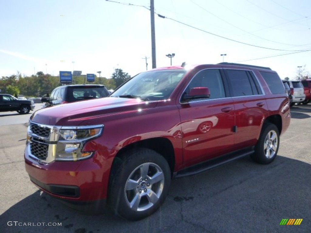 2015 Tahoe LT 4WD - Crystal Red Tintcoat / Cocoa/Dune photo #1