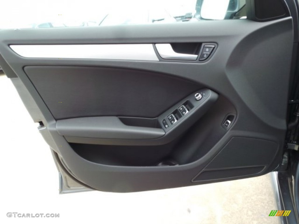 2015 Audi A4 2.0T Premium Black Door Panel Photo #97674291