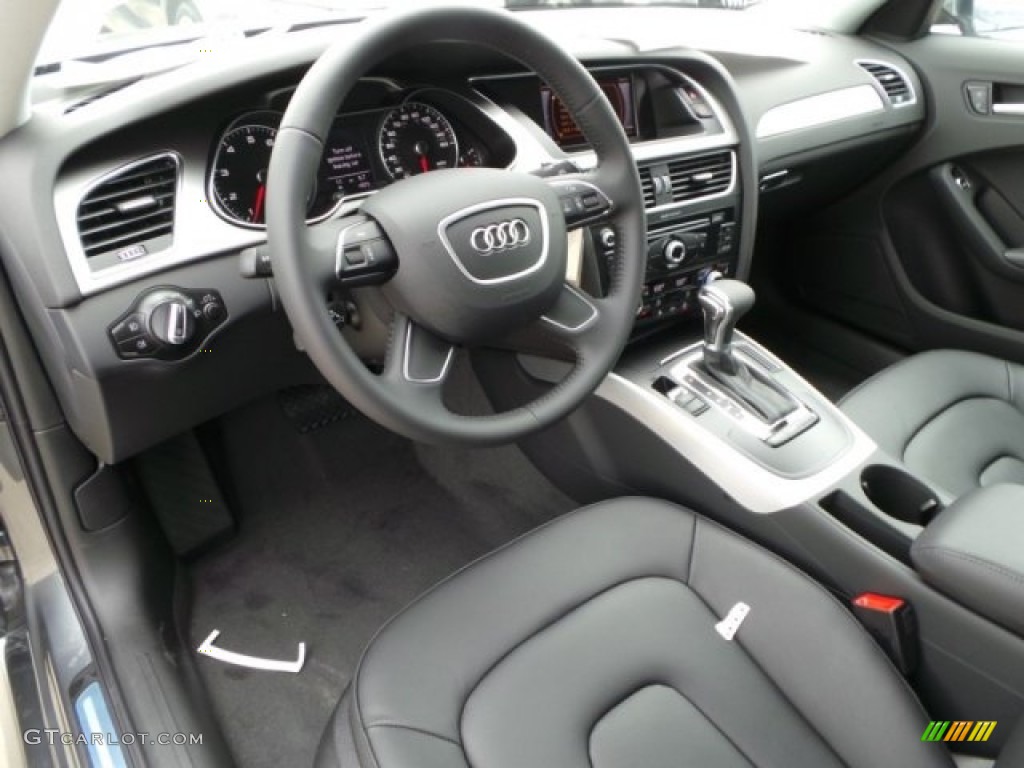 Black Interior 2015 Audi A4 2.0T Premium Photo #97674311