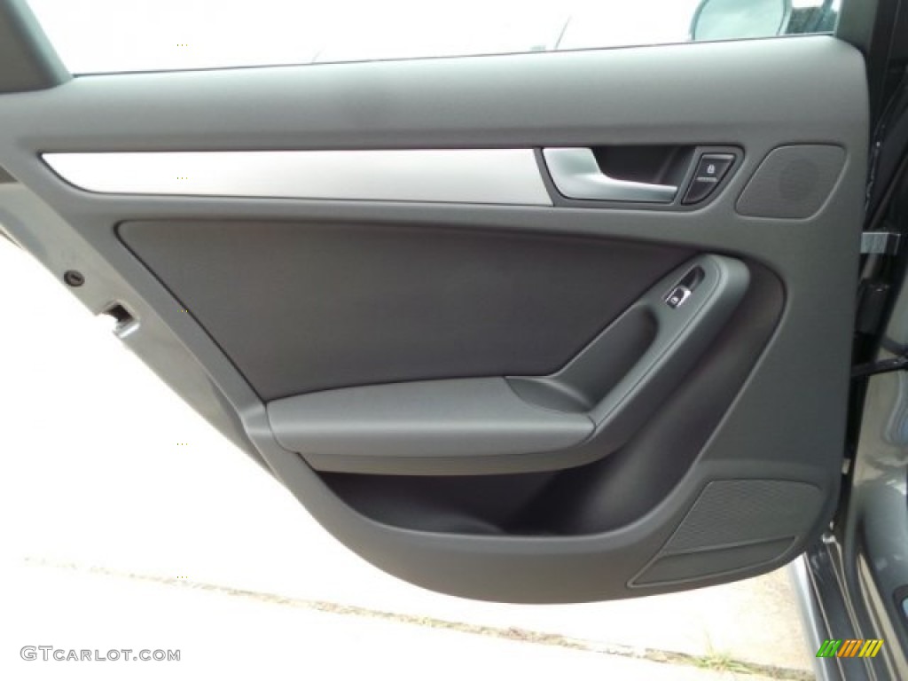 2015 Audi A4 2.0T Premium Black Door Panel Photo #97674555