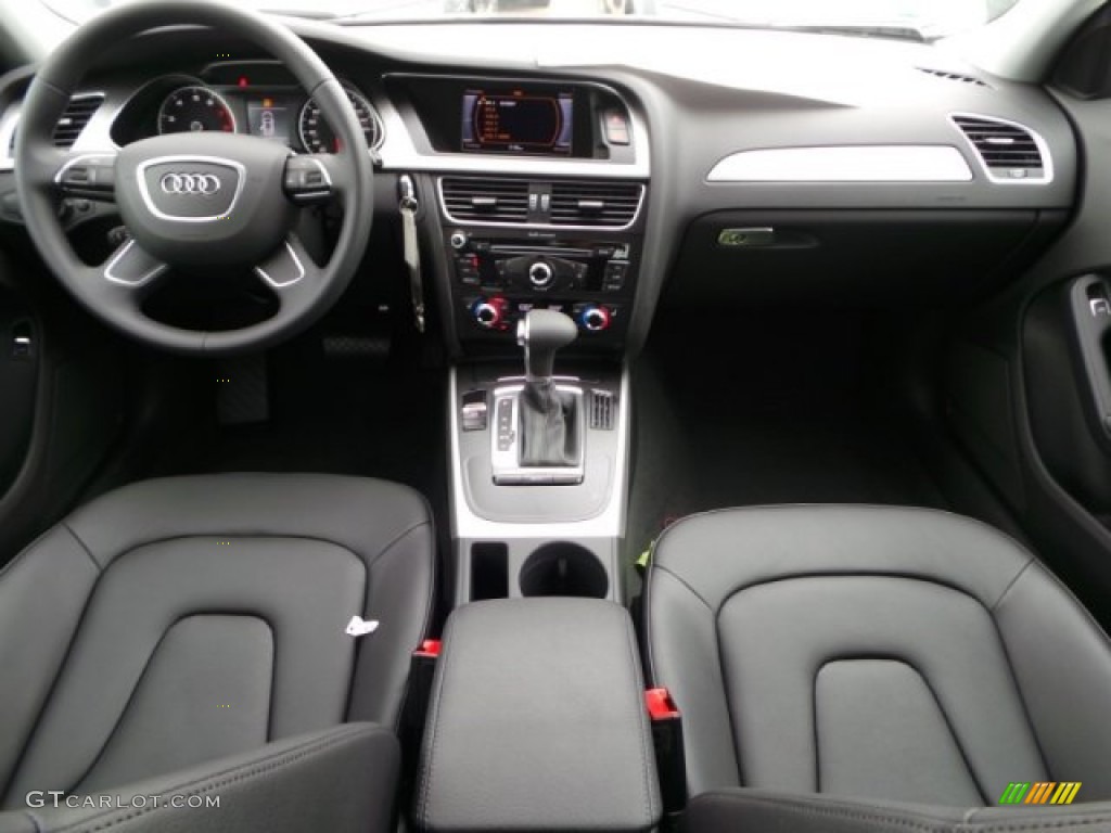 2015 Audi A4 2.0T Premium Black Dashboard Photo #97674621