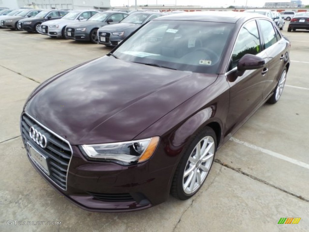 Shiraz Red Metallic 2015 Audi A3 2.0 TDI Premium Exterior Photo #97674909