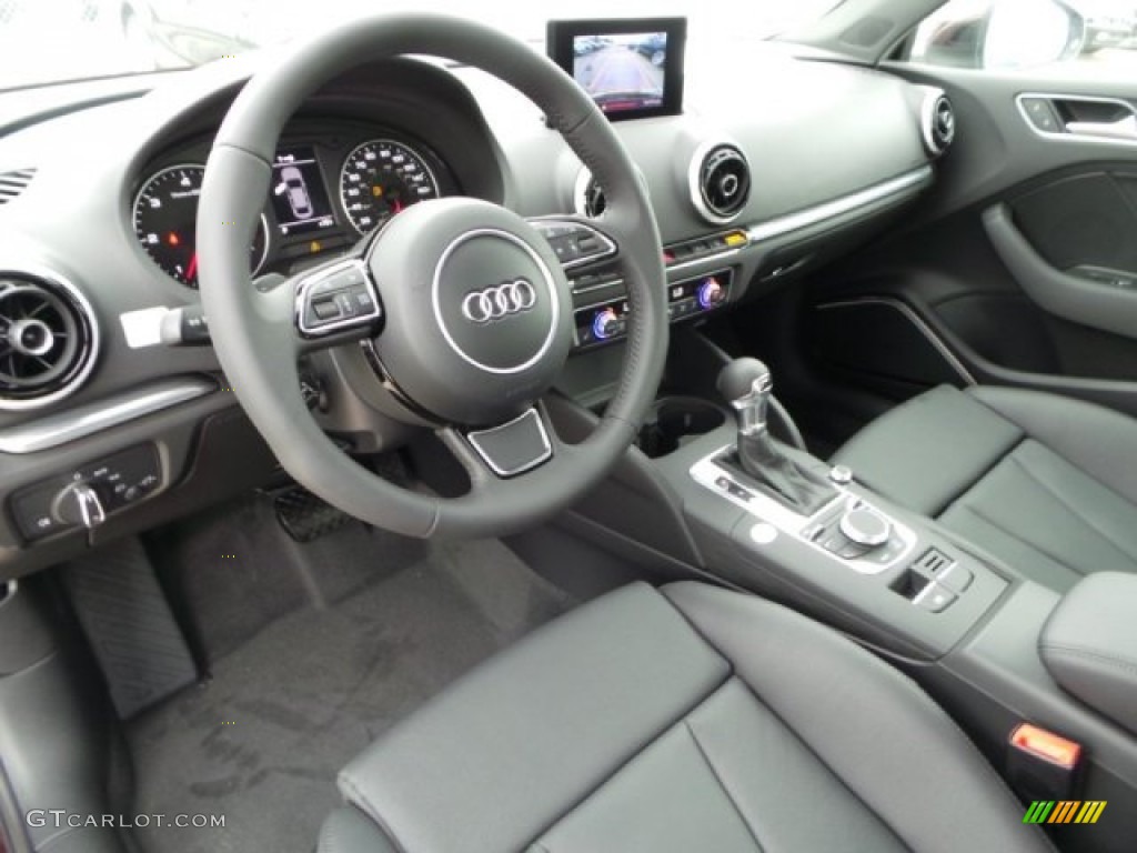 Black Interior 2015 Audi A3 2.0 TDI Premium Photo #97675092