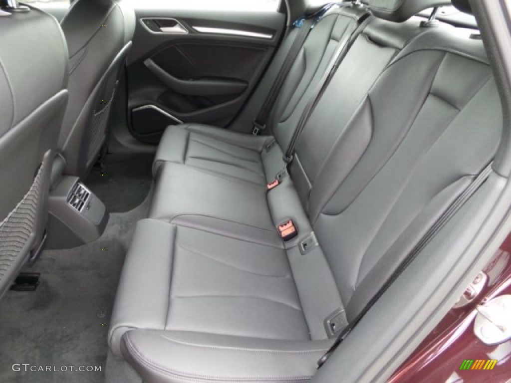 Black Interior 2015 Audi A3 2.0 TDI Premium Photo #97675401