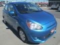 2015 Sapphire Blue Mitsubishi Mirage DE  photo #1