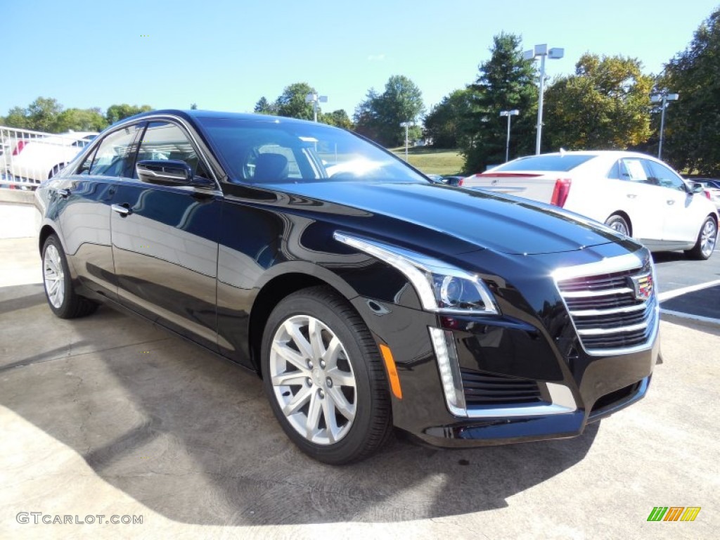 Black Raven 2015 Cadillac CTS 2.0T Luxury AWD Sedan Exterior Photo #97677675