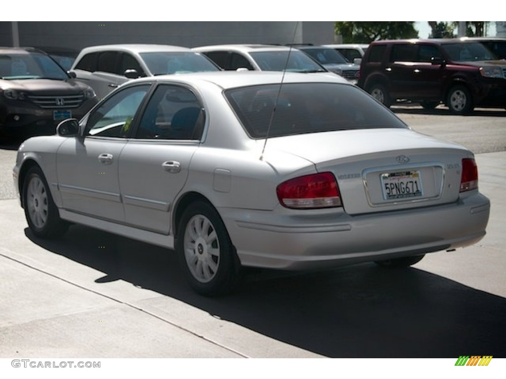 2004 Sonata LX - Brilliant Silver / Black photo #2
