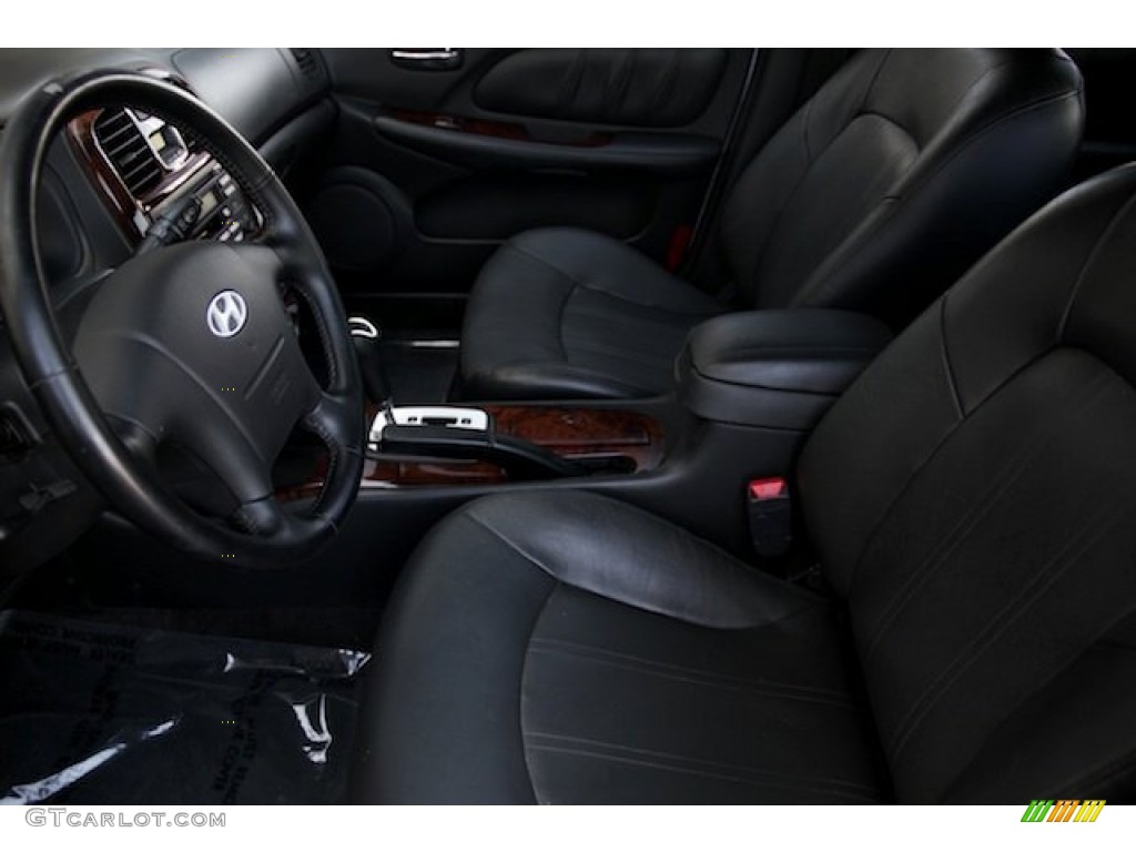 2004 Sonata LX - Brilliant Silver / Black photo #3