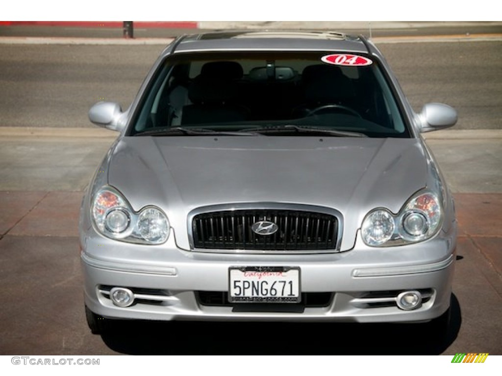 2004 Sonata LX - Brilliant Silver / Black photo #7