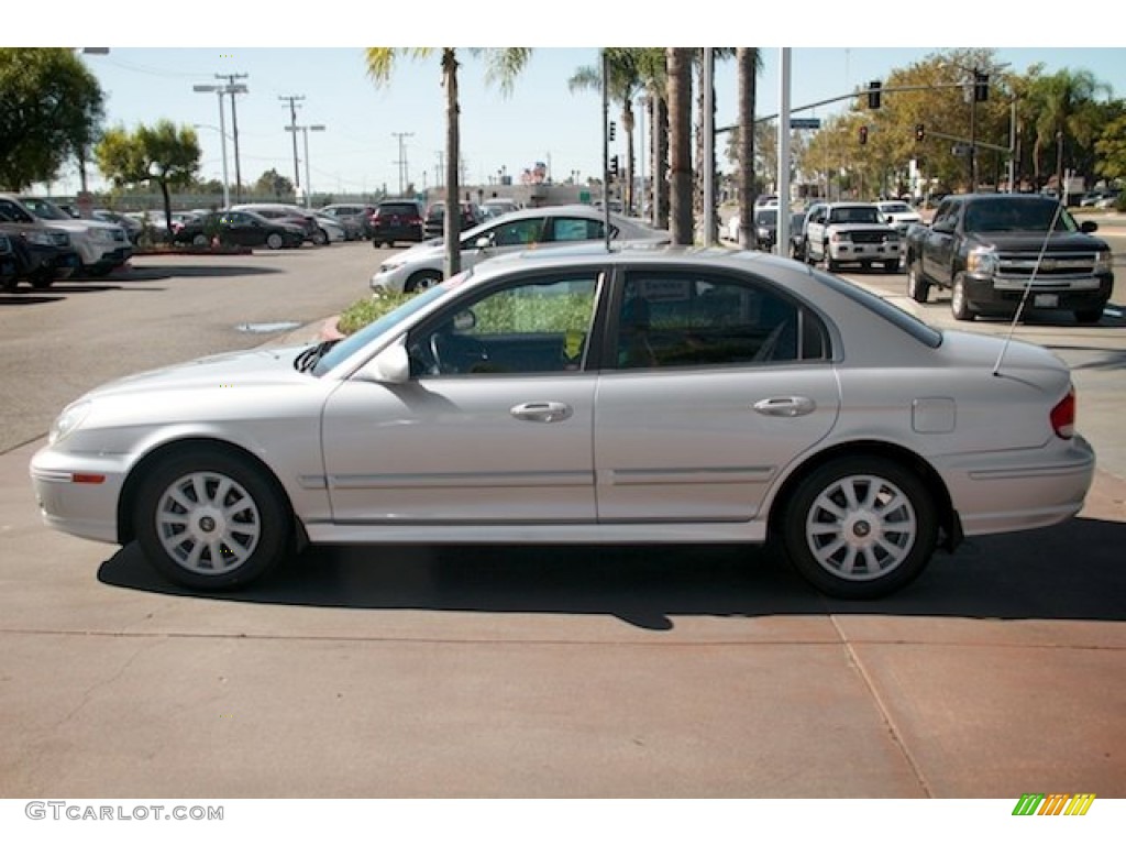 Brilliant Silver 2004 Hyundai Sonata LX Exterior Photo #97677885