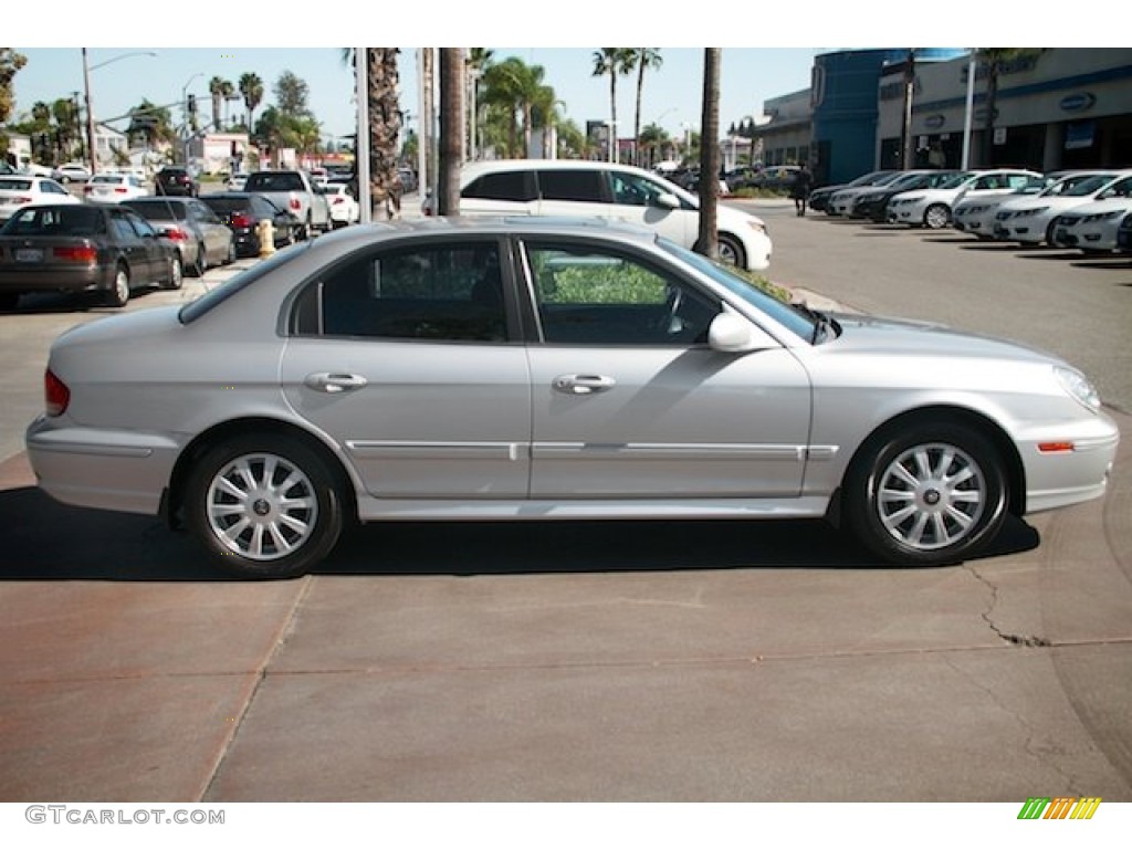 2004 Sonata LX - Brilliant Silver / Black photo #12