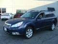 2011 Azurite Blue Pearl Subaru Outback 2.5i Premium Wagon  photo #3