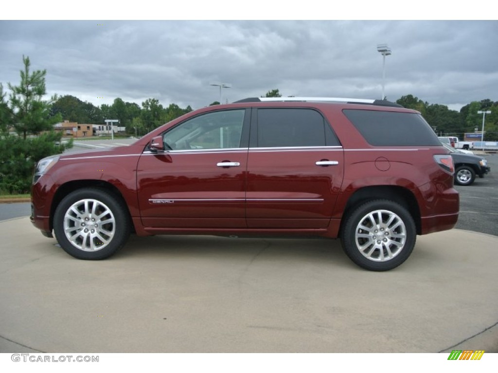 2015 Acadia Denali - Crimson Red Tincoat / Ebony photo #3