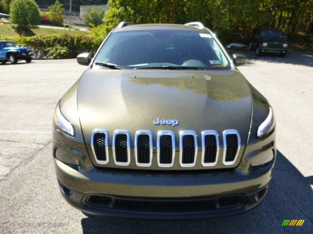 ECO Green Pearl 2015 Jeep Cherokee Latitude 4x4 Exterior Photo #97680411