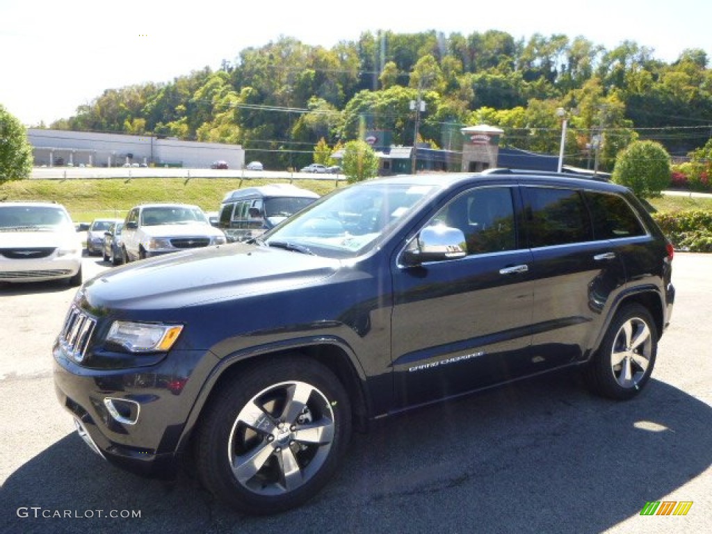 2015 Grand Cherokee Overland 4x4 - Maximum Steel Metallic / Black photo #1