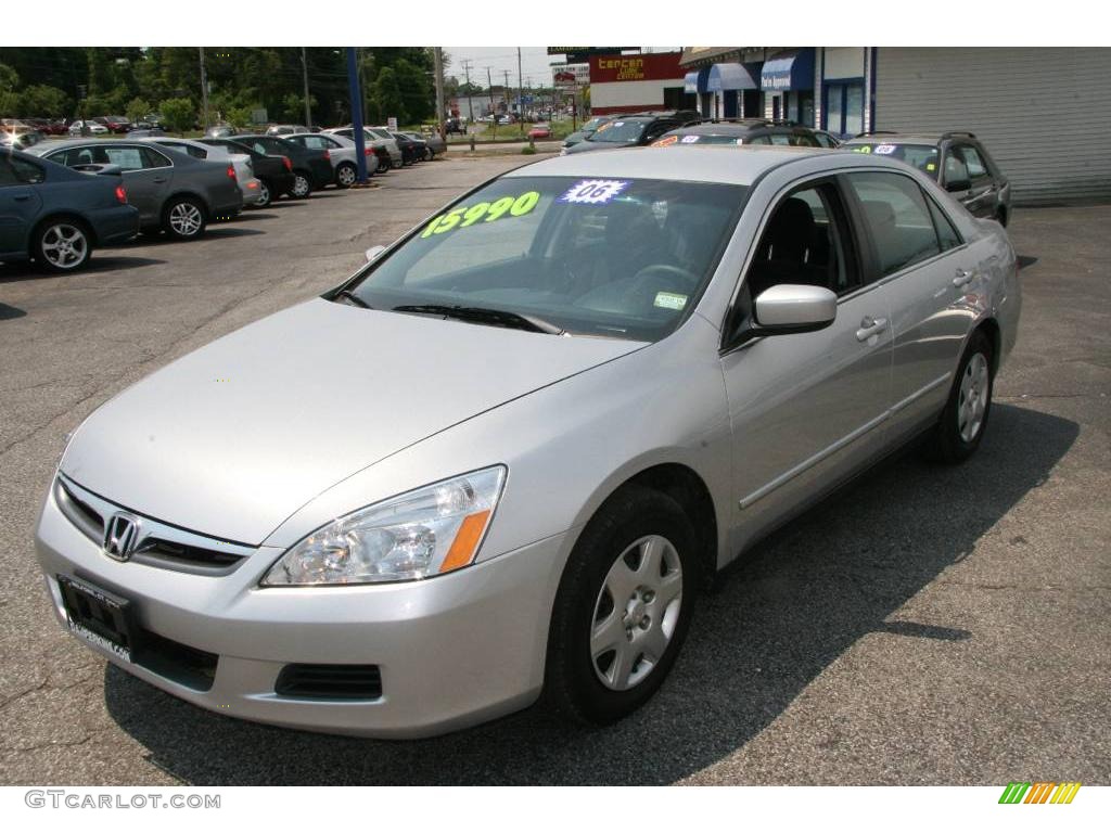 2006 Accord LX Sedan - Alabaster Silver Metallic / Gray photo #1