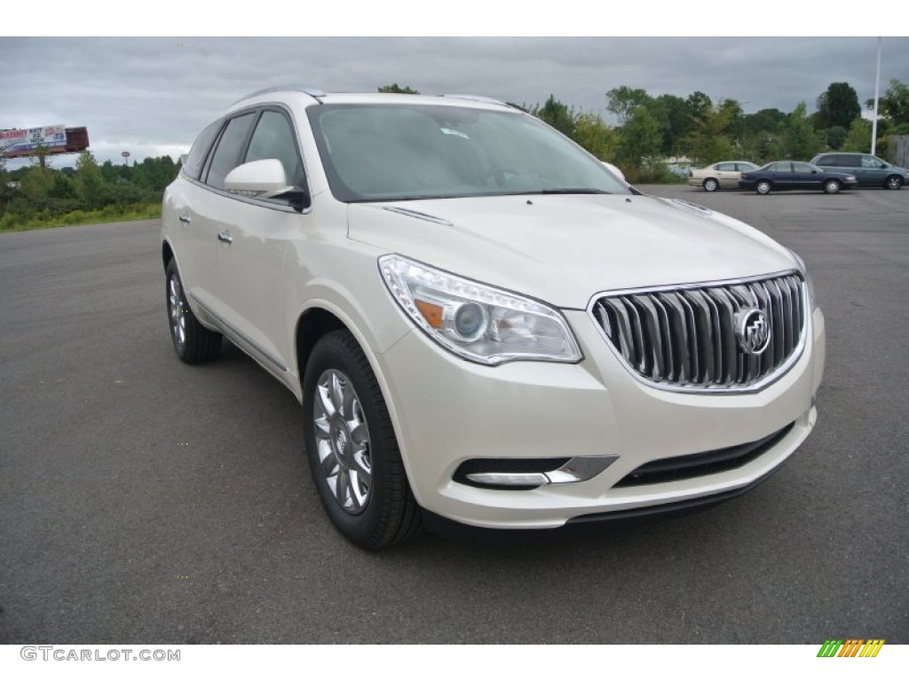 White Diamond Tricoat Buick Enclave