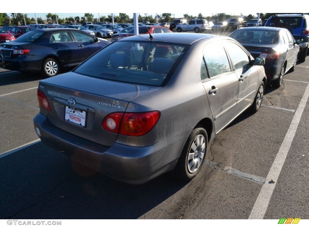 2004 Corolla LE - Moonshadow Gray Metallic / Light Gray photo #2
