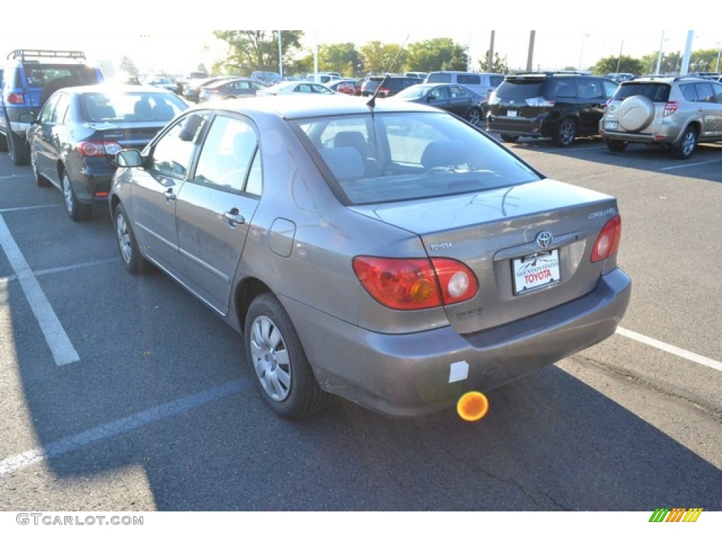 2004 Corolla LE - Moonshadow Gray Metallic / Light Gray photo #3