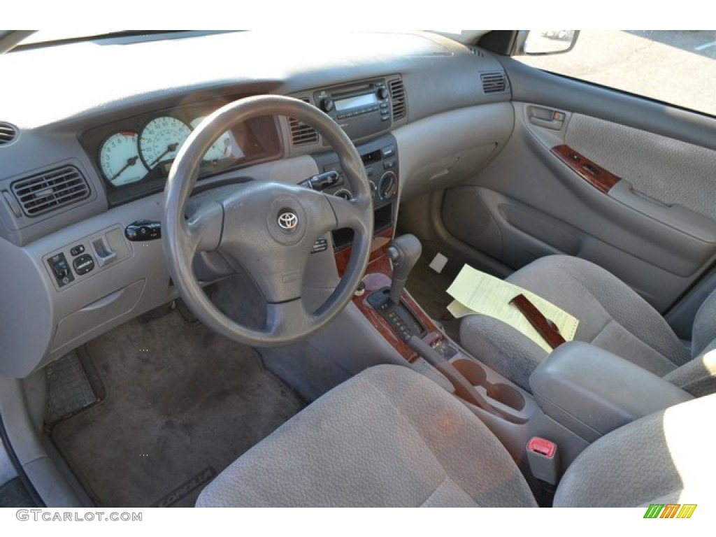 2004 Corolla LE - Moonshadow Gray Metallic / Light Gray photo #5