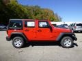 Firecracker Red 2015 Jeep Wrangler Unlimited Sport 4x4 Exterior