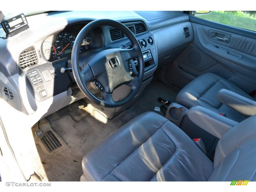 Gray Interior 2004 Honda Odyssey EX-L Photo #97682028