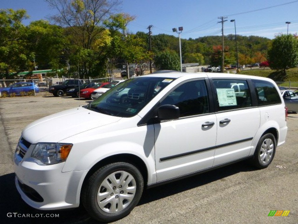 2015 Grand Caravan American Value Package - Bright White / Black/Light Graystone photo #1