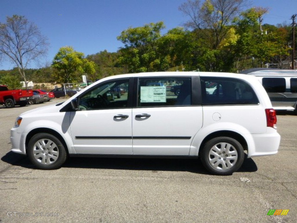 2015 Grand Caravan American Value Package - Bright White / Black/Light Graystone photo #2