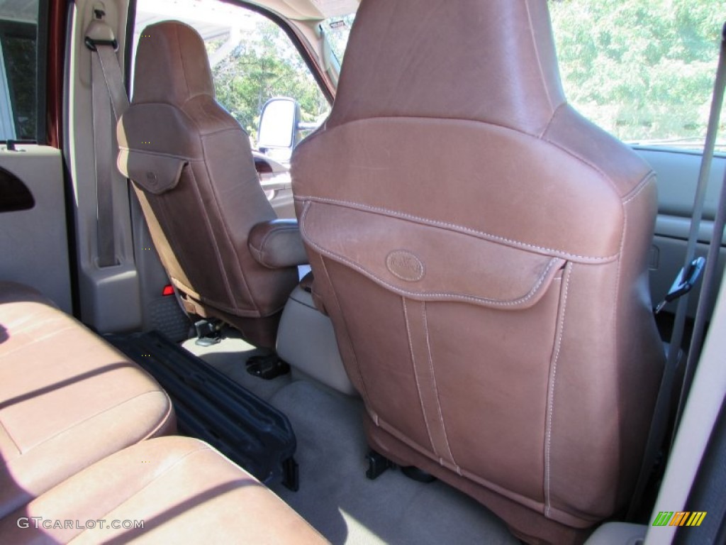 2005 F350 Super Duty King Ranch Crew Cab 4x4 - Dark Copper Metallic / Tan photo #23