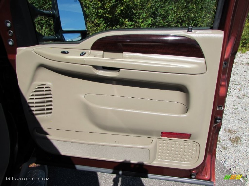 2005 F350 Super Duty King Ranch Crew Cab 4x4 - Dark Copper Metallic / Tan photo #24